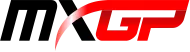 MXGP logo with red and black design.