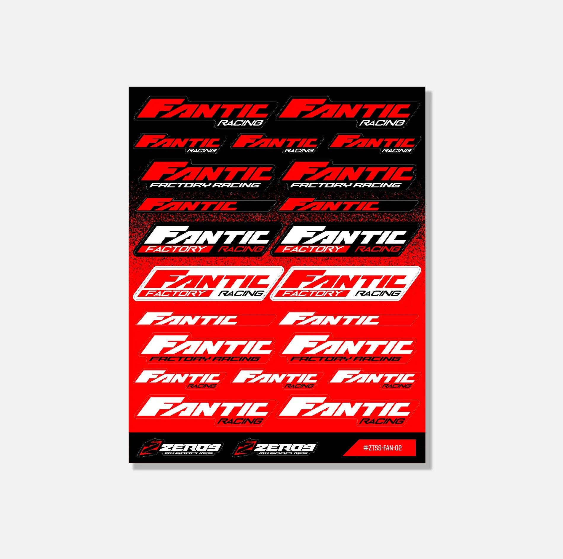 FANTIC STICKER SHEET - 02 THIN STICKER SHEET