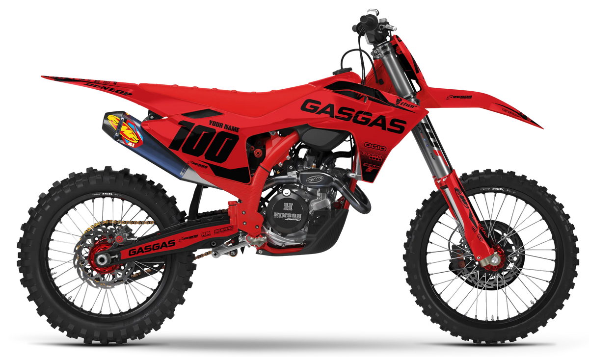 GASGAS Graphics Kit - BLOK | Red/Black GRAPHIC KIT