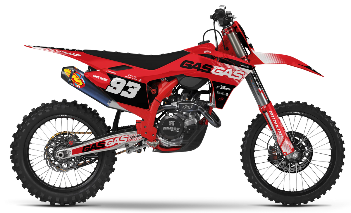 GASGAS Graphics Kit - CHARGE | Red GRAPHIC KIT