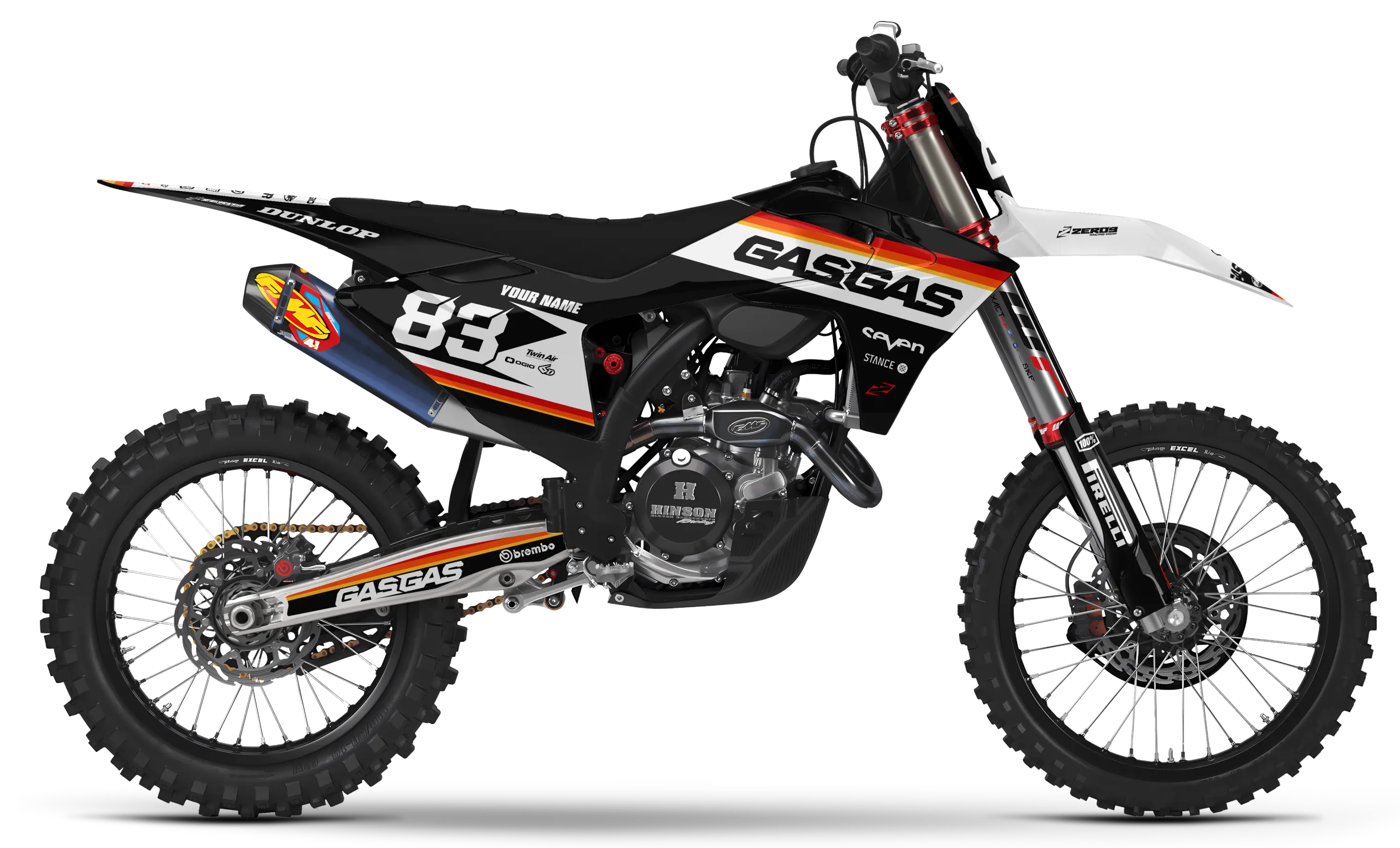 GASGAS Graphics Kit - ERA | Black GRAPHIC KIT