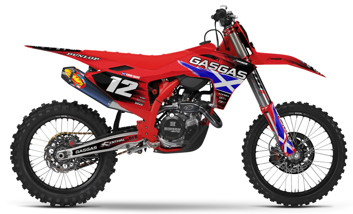 GASGAS Graphics Kit - PATRIOT SCOTLAND | Red GRAPHIC KIT