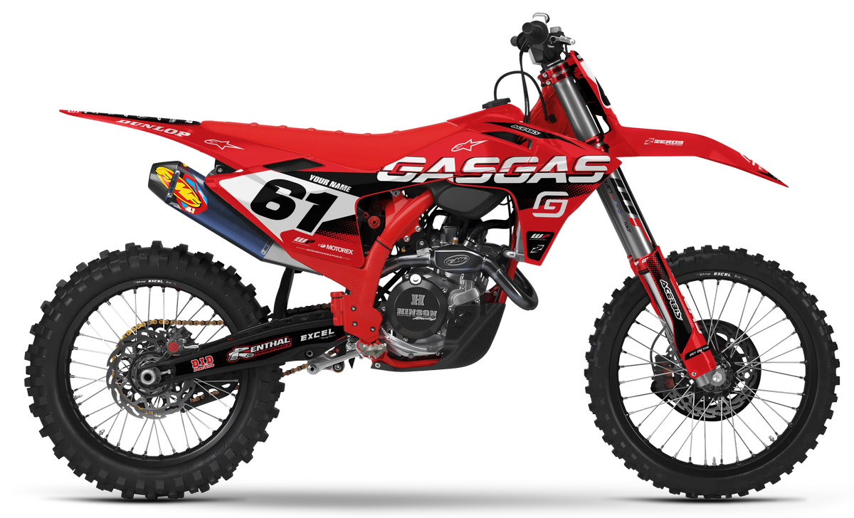 GASGAS Graphics Kit - STUX | Red GRAPHIC KIT