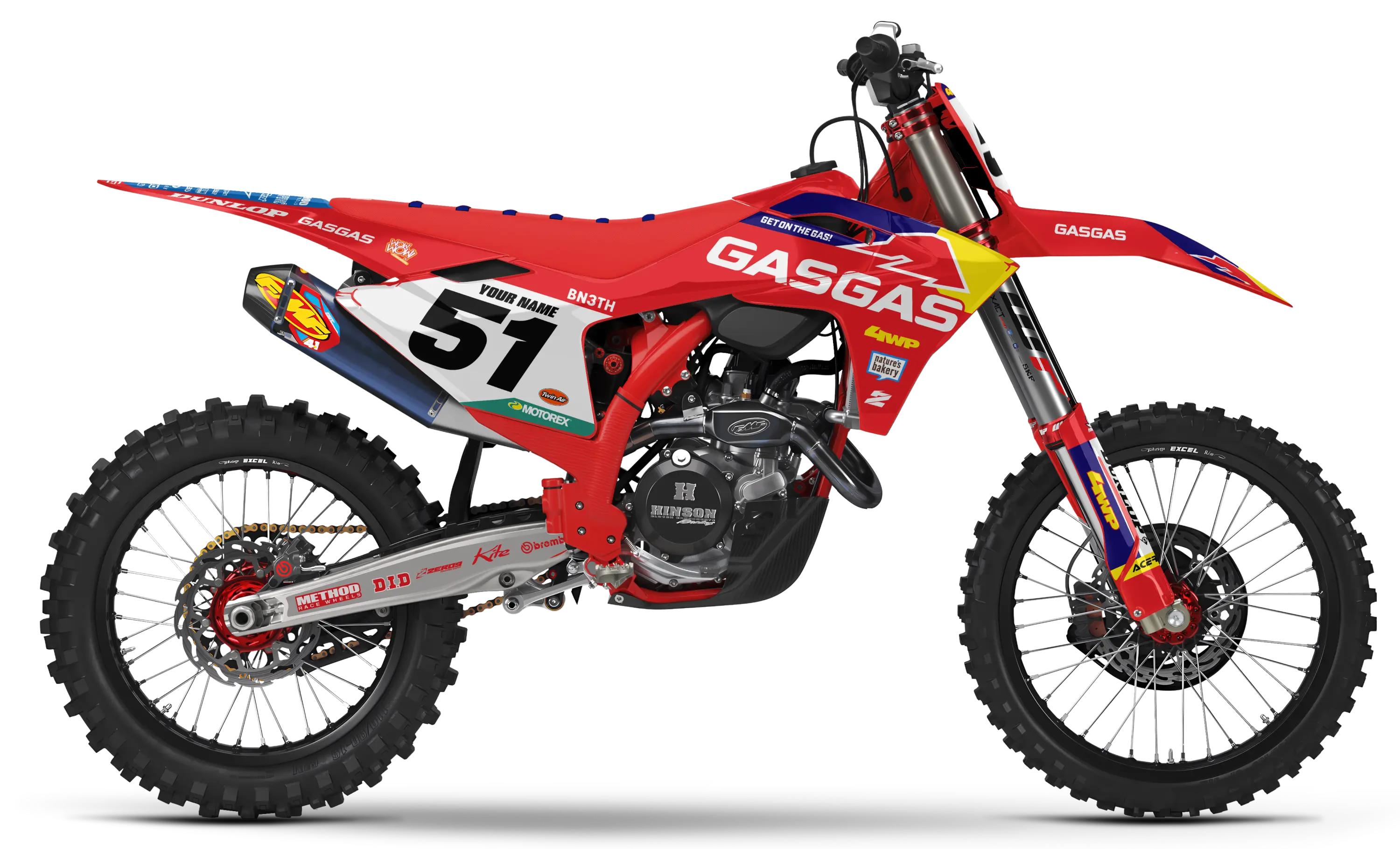 GASGAS Graphics Kit - TEAM | Red GRAPHIC KIT