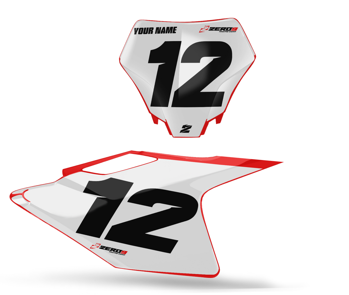 GASGAS Number Plate Graphics - Comp NUMBER PLATE GRAPHICS