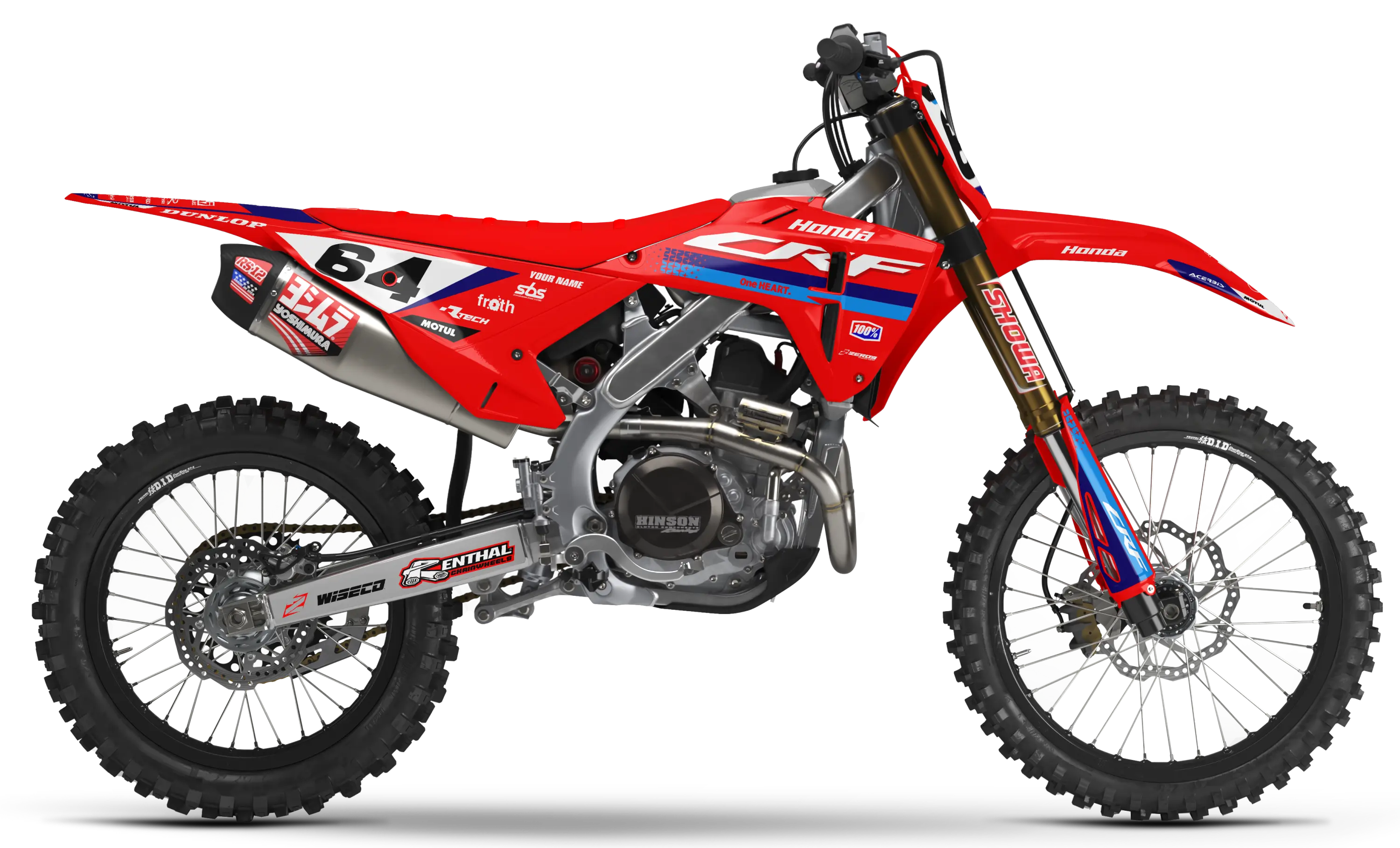 Honda Graphics Kit - EPIC | Red GRAPHIC KIT