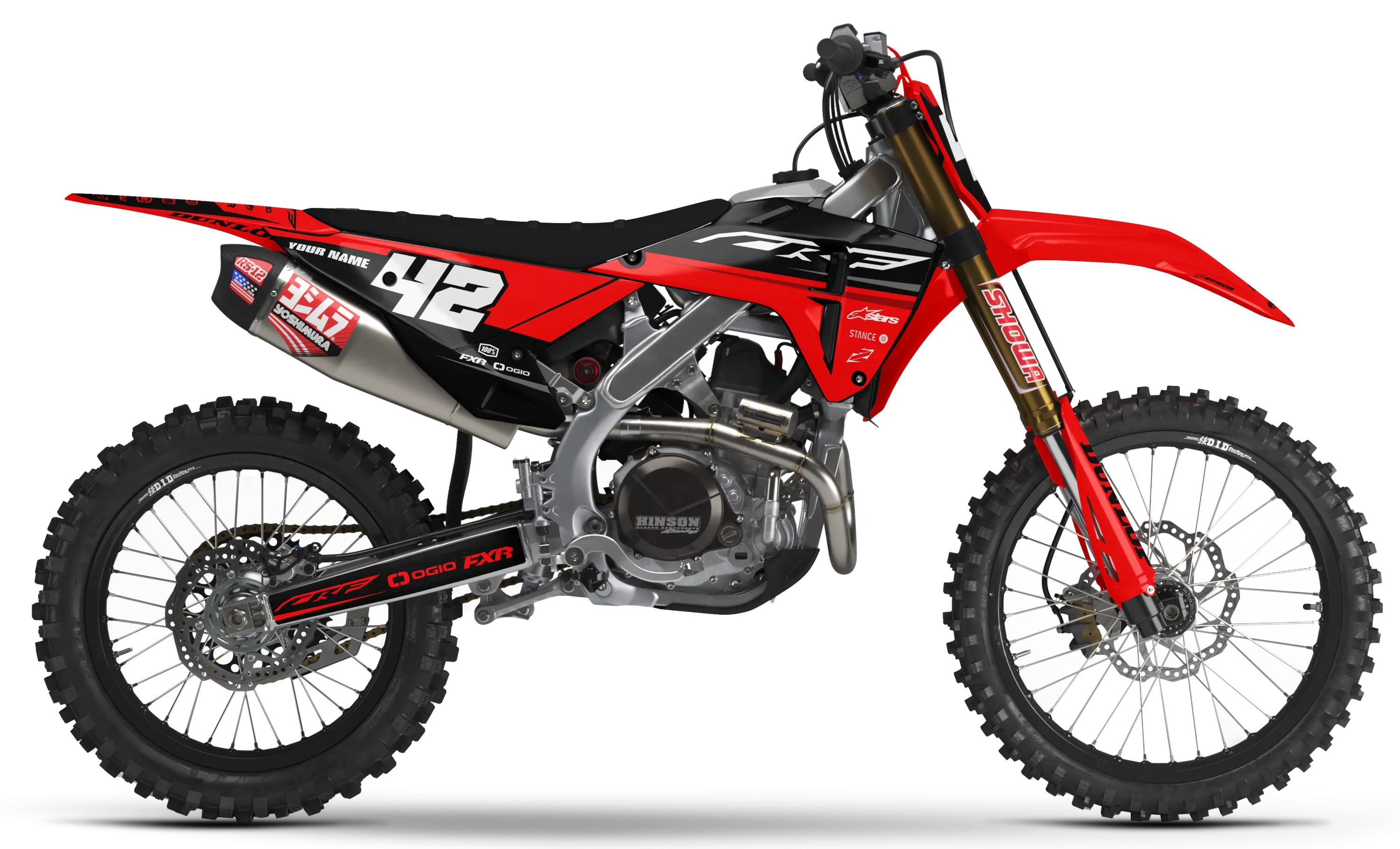 Honda Graphics Kit - SHIFT | Red GRAPHIC KIT