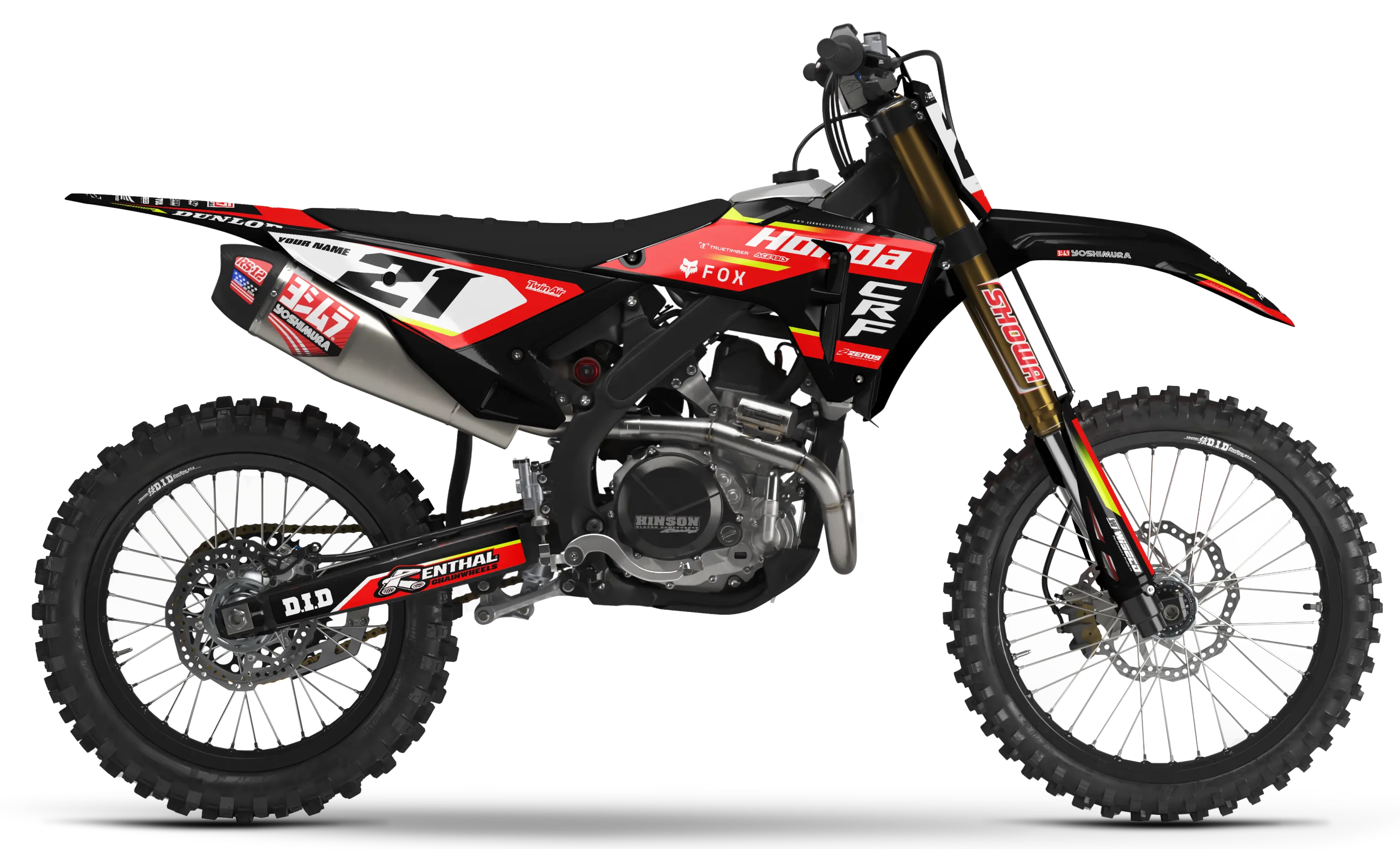 Honda Graphics Kit - STUX | Black GRAPHIC KIT