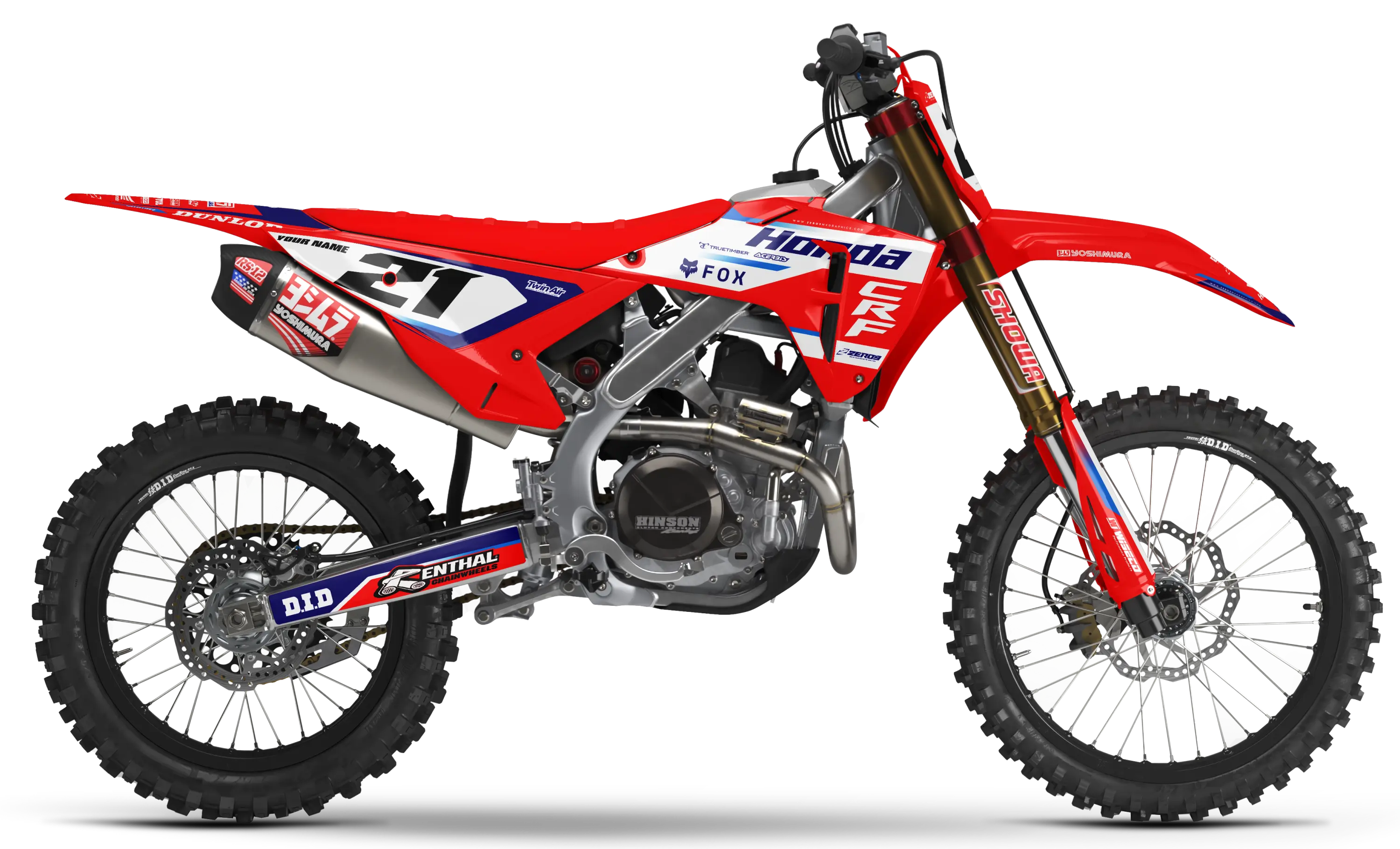 Honda Graphics Kit - STUX | Red GRAPHIC KIT