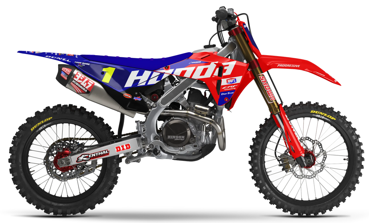Honda Graphics Kit - TEAM 27 | Red GRAPHIC KIT