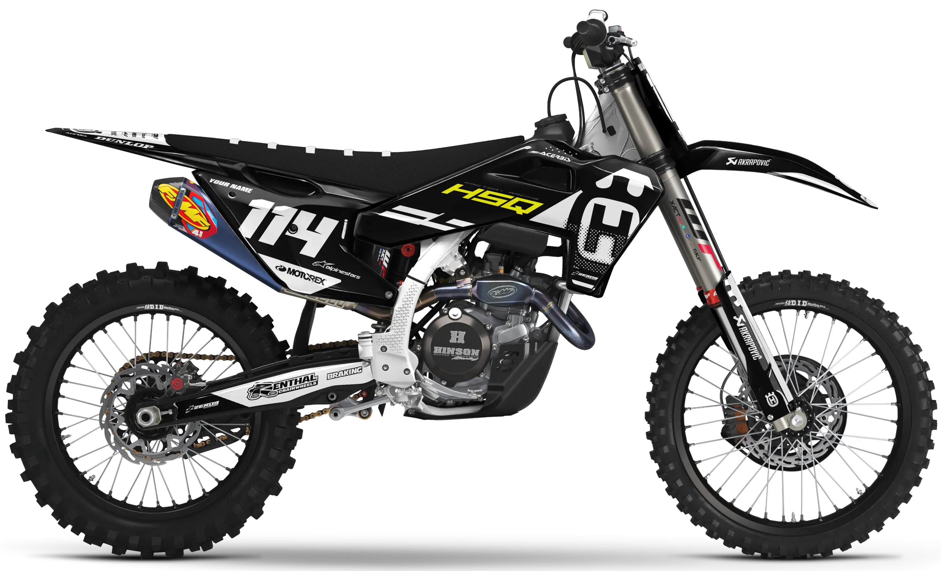 Husqvarna Graphics Kit - EDGE | Black GRAPHIC KIT