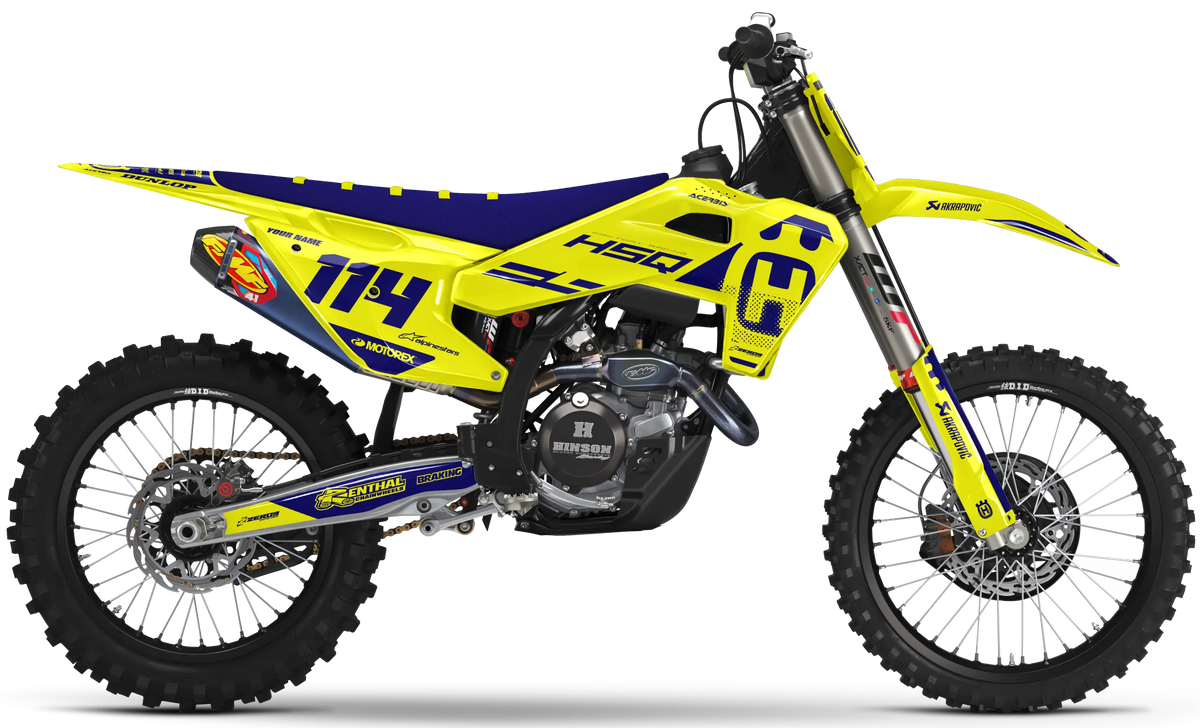 Husqvarna Graphics Kit - EDGE | Yellow GRAPHIC KIT