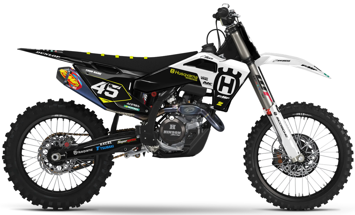 Husqvarna Graphics Kit - FLEX | White/Black GRAPHIC KIT