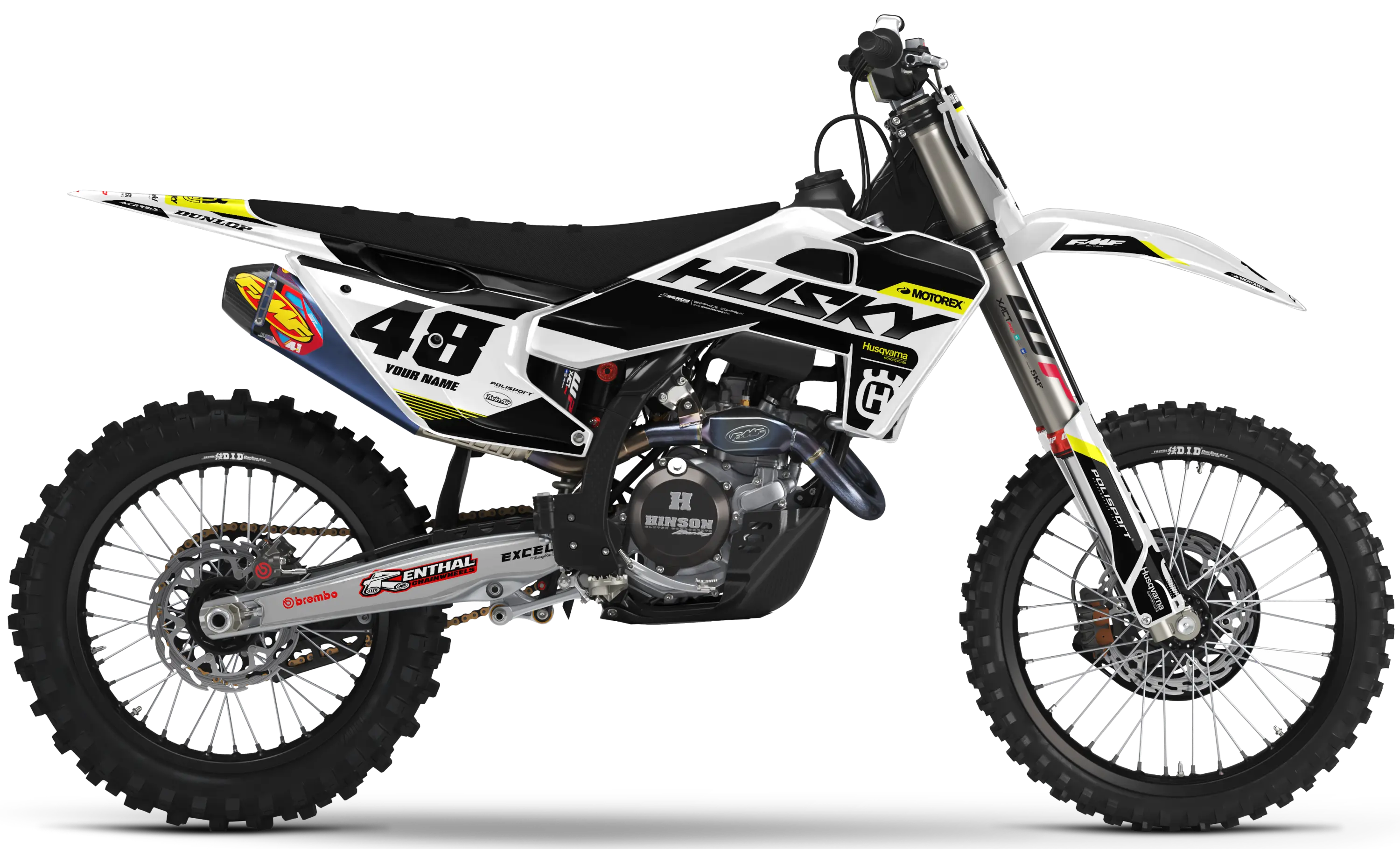Husqvarna Graphics Kit - ONYX | White/Black GRAPHIC KIT