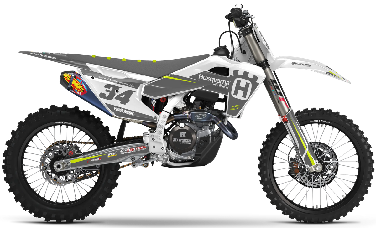 Husqvarna Graphics Kit - RUSH | White GRAPHIC KIT