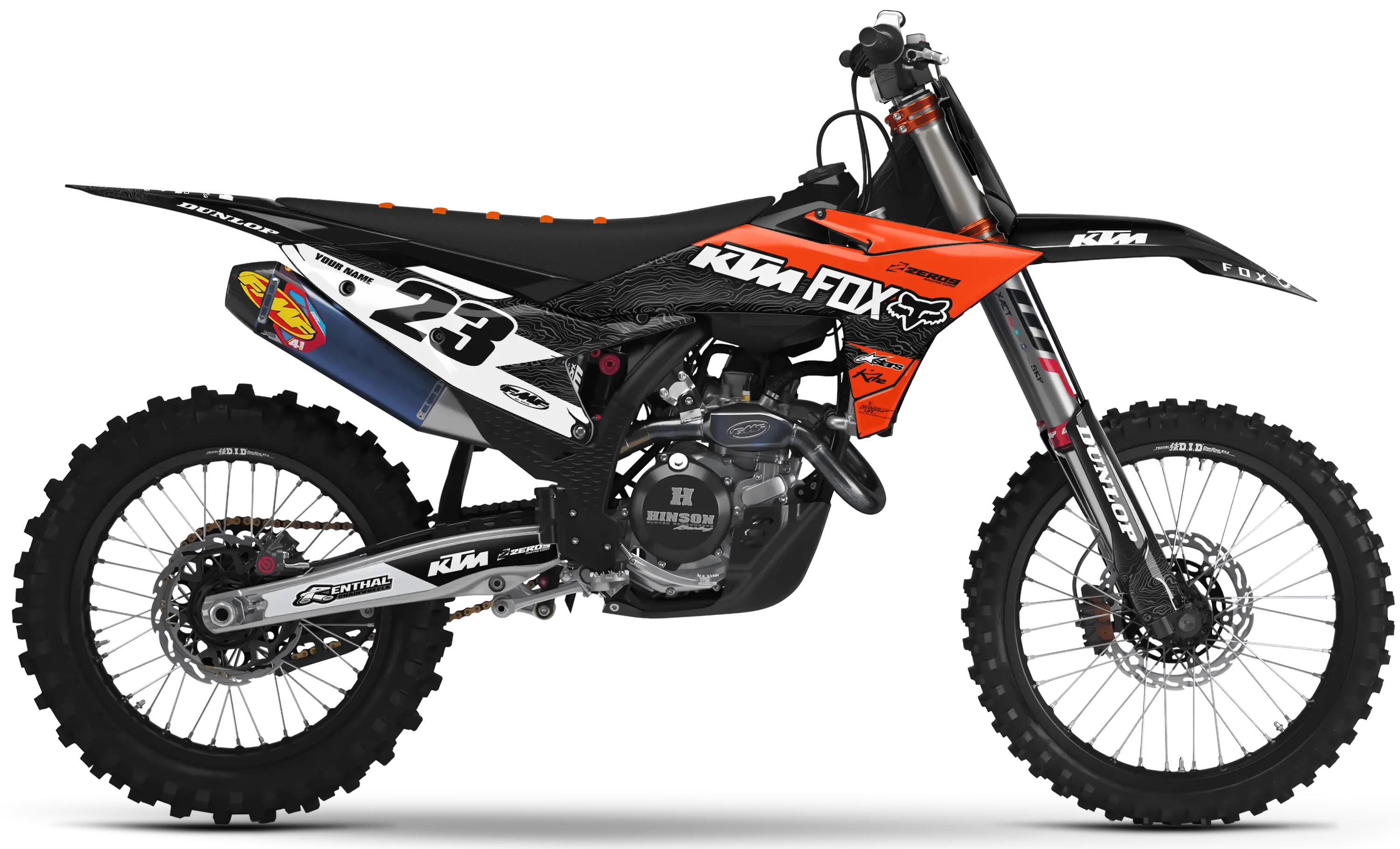 KTM Graphics Kit - Mist | Orange GRAPHIC KIT