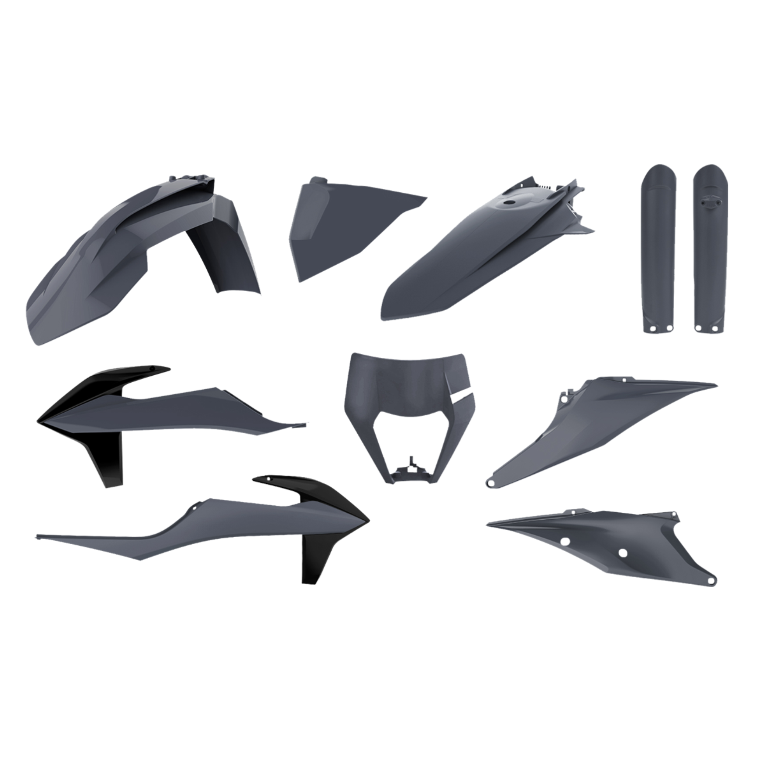 KTM Plastics Kit - EXC / EXC-F 2020-2023 - Nardo Grey