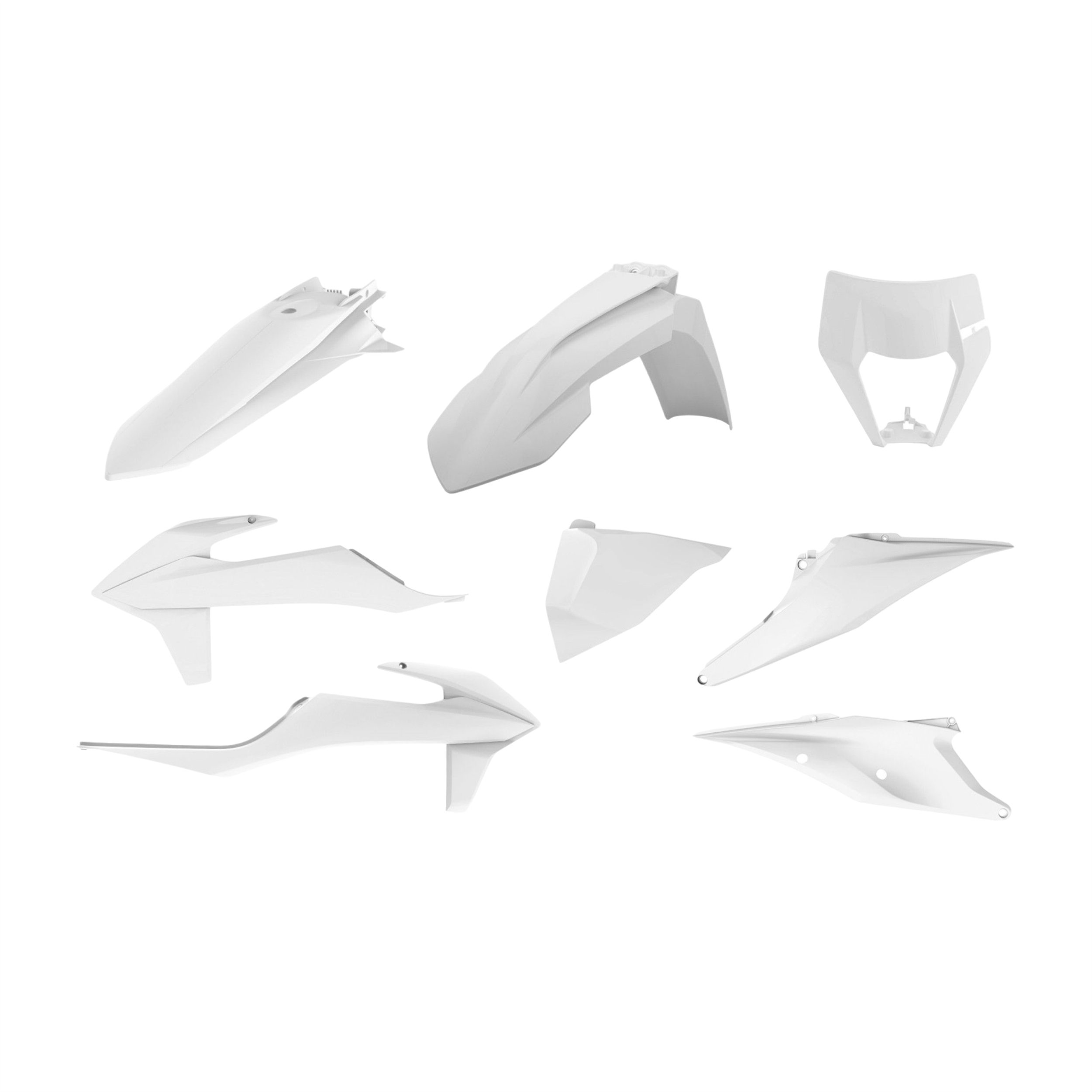 KTM Plastics Kit - EXC / EXC-F 2020-2023 - White