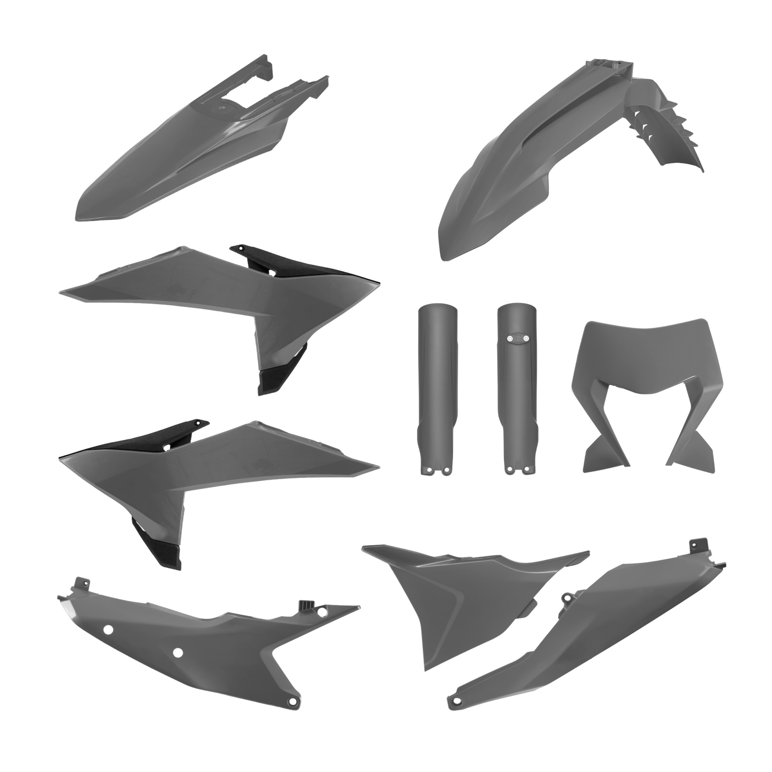 KTM Plastics Kit - EXC / EXC-F 2026-2027 - Nardo Grey