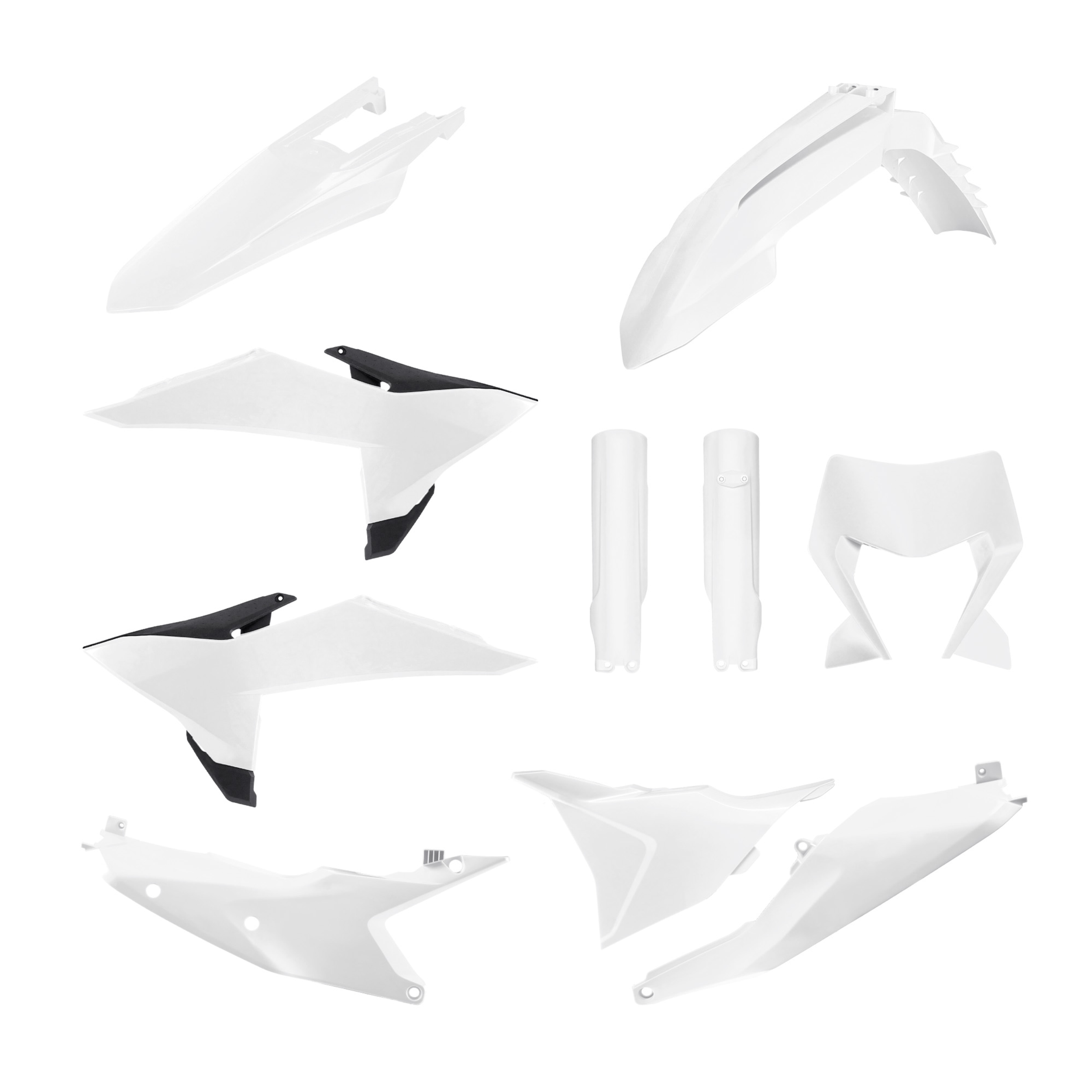 KTM Plastics Kit - EXC / EXC-F 2026-2027 - White