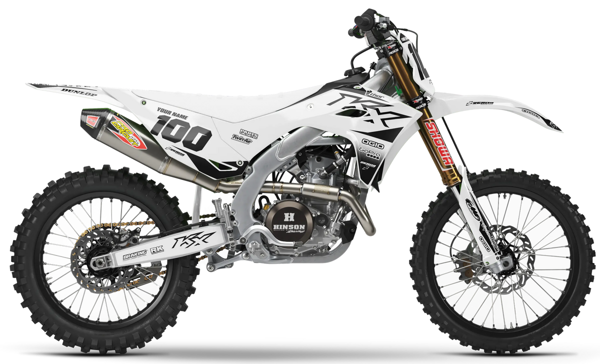 Kawasaki Graphics Kit - BLOK | White/Black GRAPHIC KIT