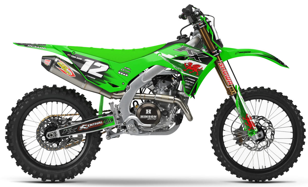 Kawasaki Graphics Kit - PATRIOT | Wales GRAPHIC KIT