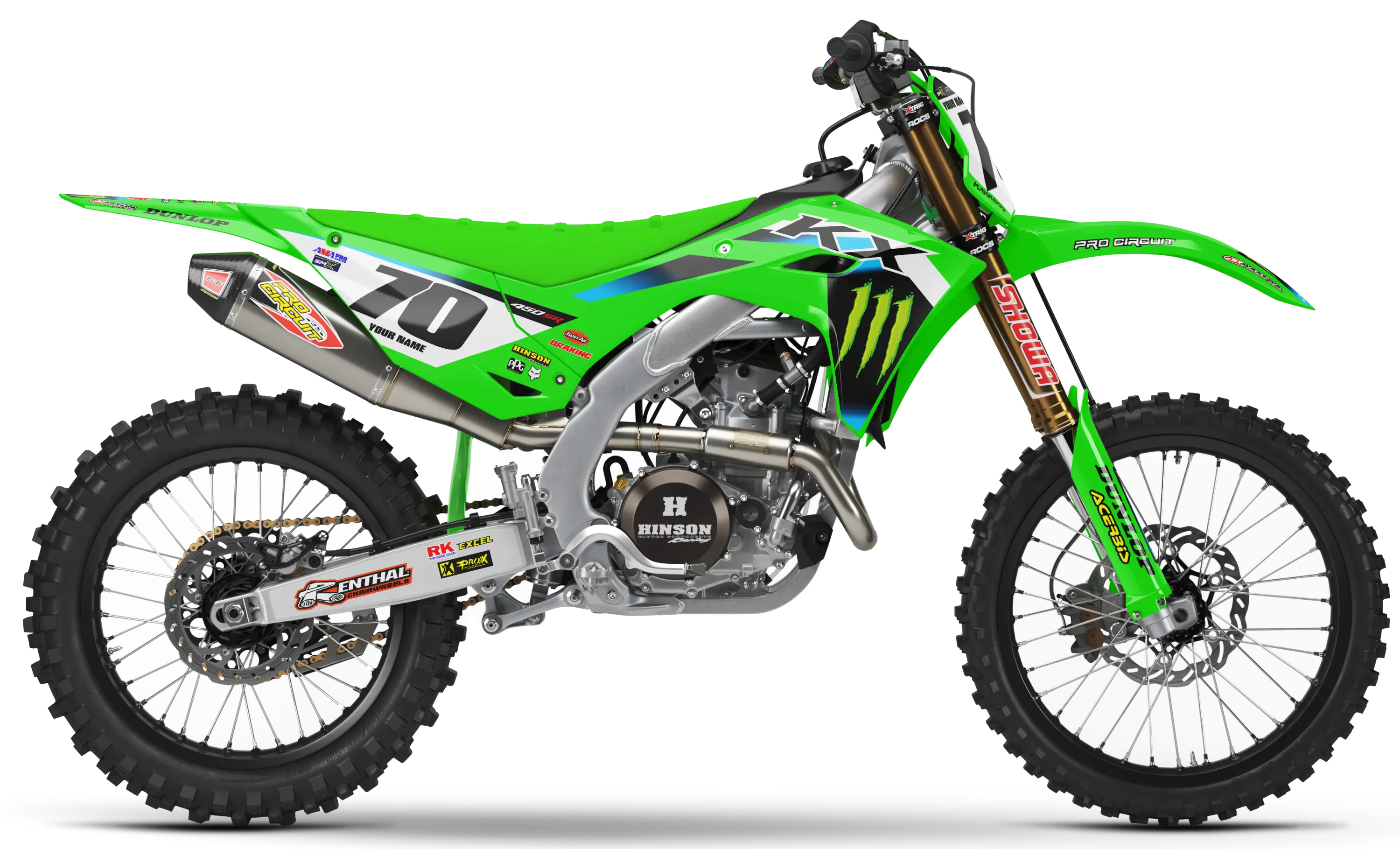 Kawasaki Graphics Kit - TEAM 25 | Green GRAPHIC KIT
