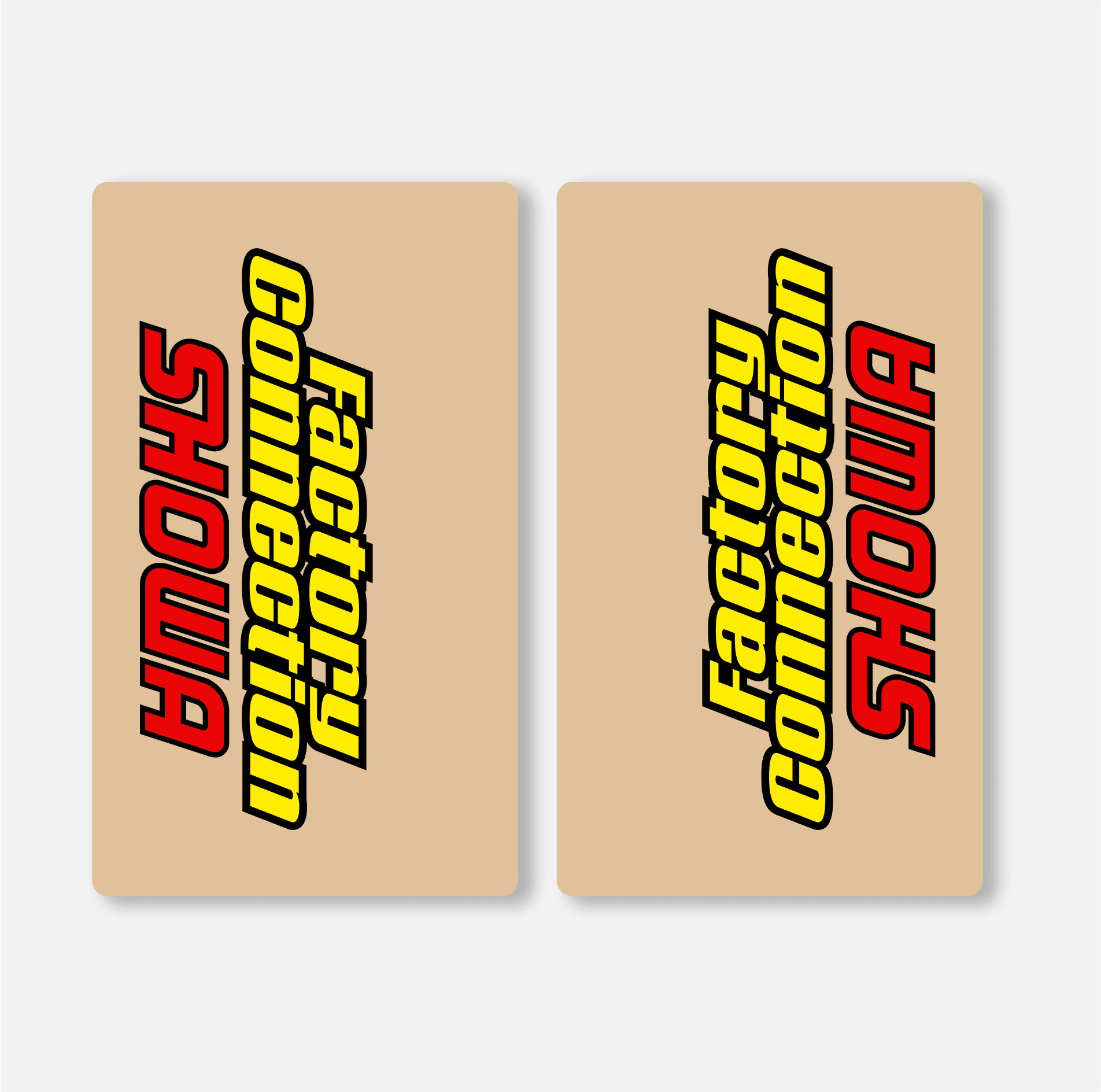 SHOWA FORK DECALS CLEAR - FACTORY CONNECTION - RED - ZERO9 MX GRAPHICS