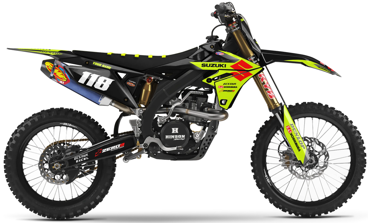 Suzuki Graphics Kit - ELEMENT | Black/Vivid Yellow GRAPHIC KIT