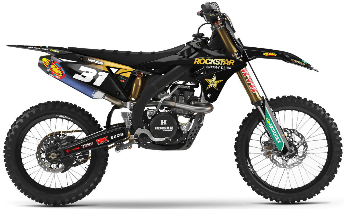 Suzuki Graphics Kit - ROCKSTAR 22 | Black GRAPHIC KIT