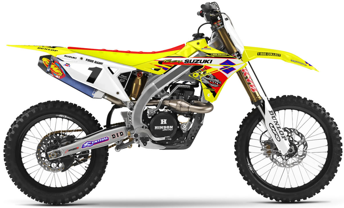 Suzuki Graphics Kit - TROY | Yellow GRAPHIC KIT