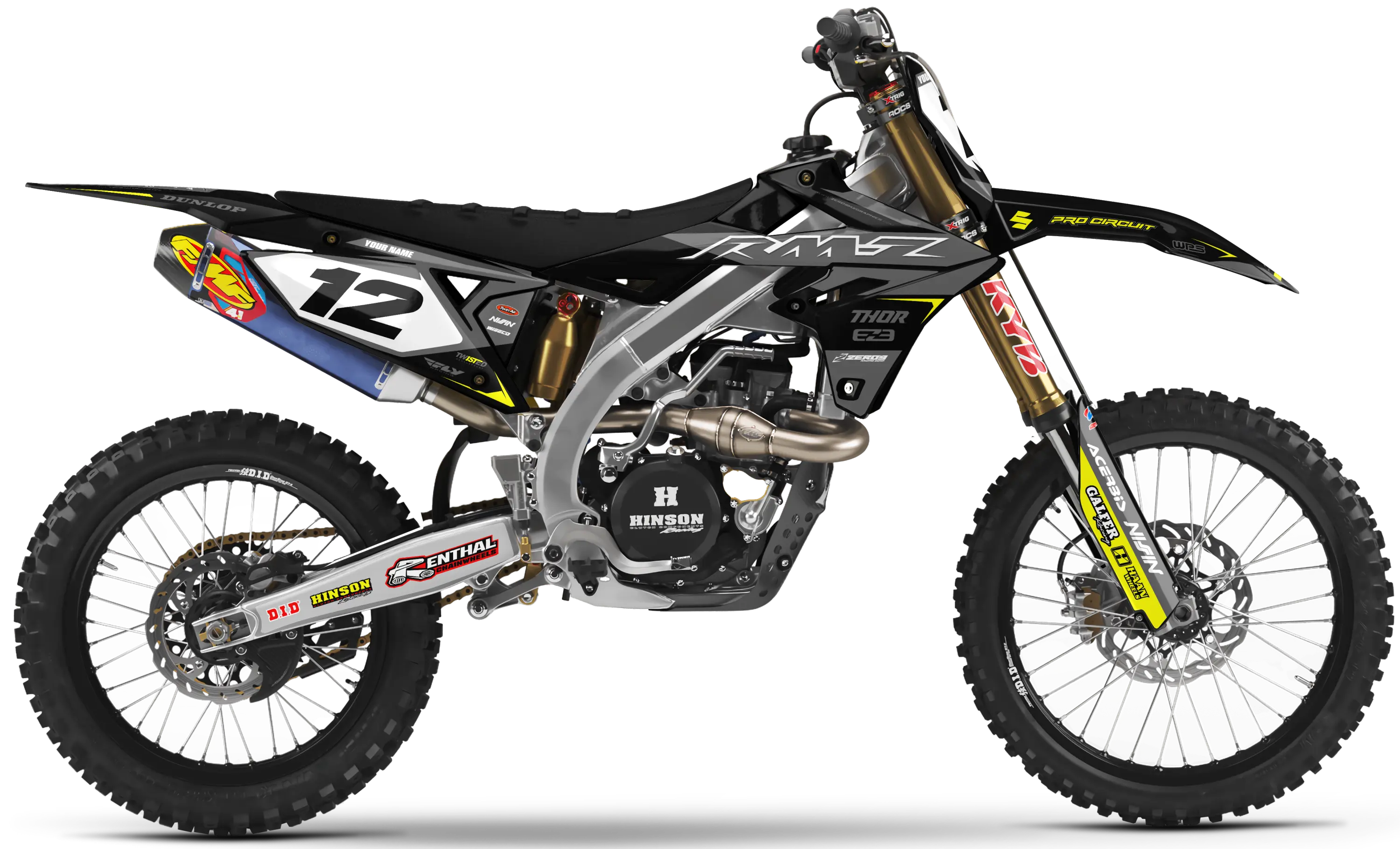 Suzuki Graphics Kit - ZEST | Black GRAPHIC KIT