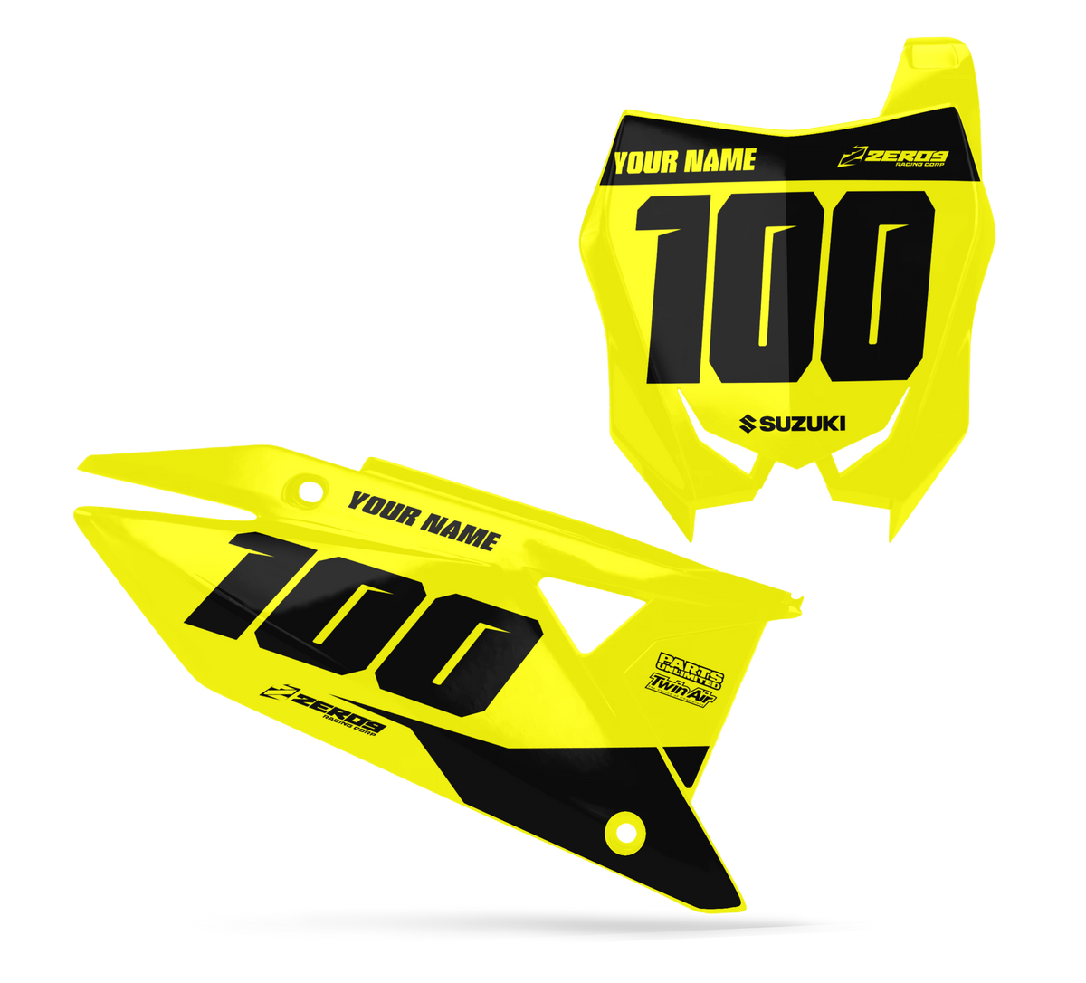 Suzuki Number Plates - Comp NUMBER PLATES