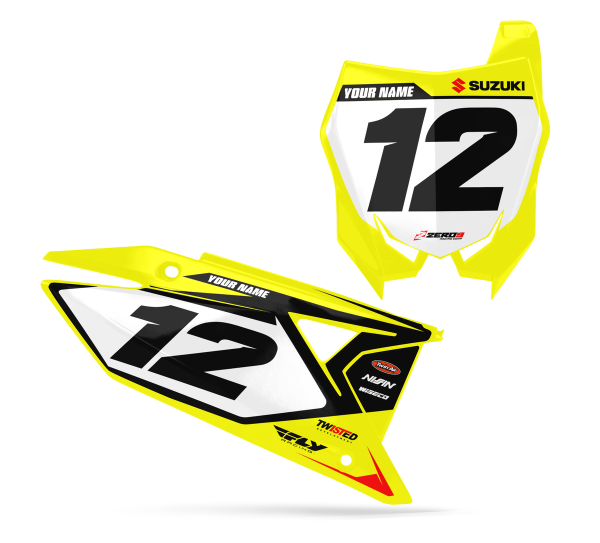 Suzuki Number Plates - Zest NUMBER PLATES