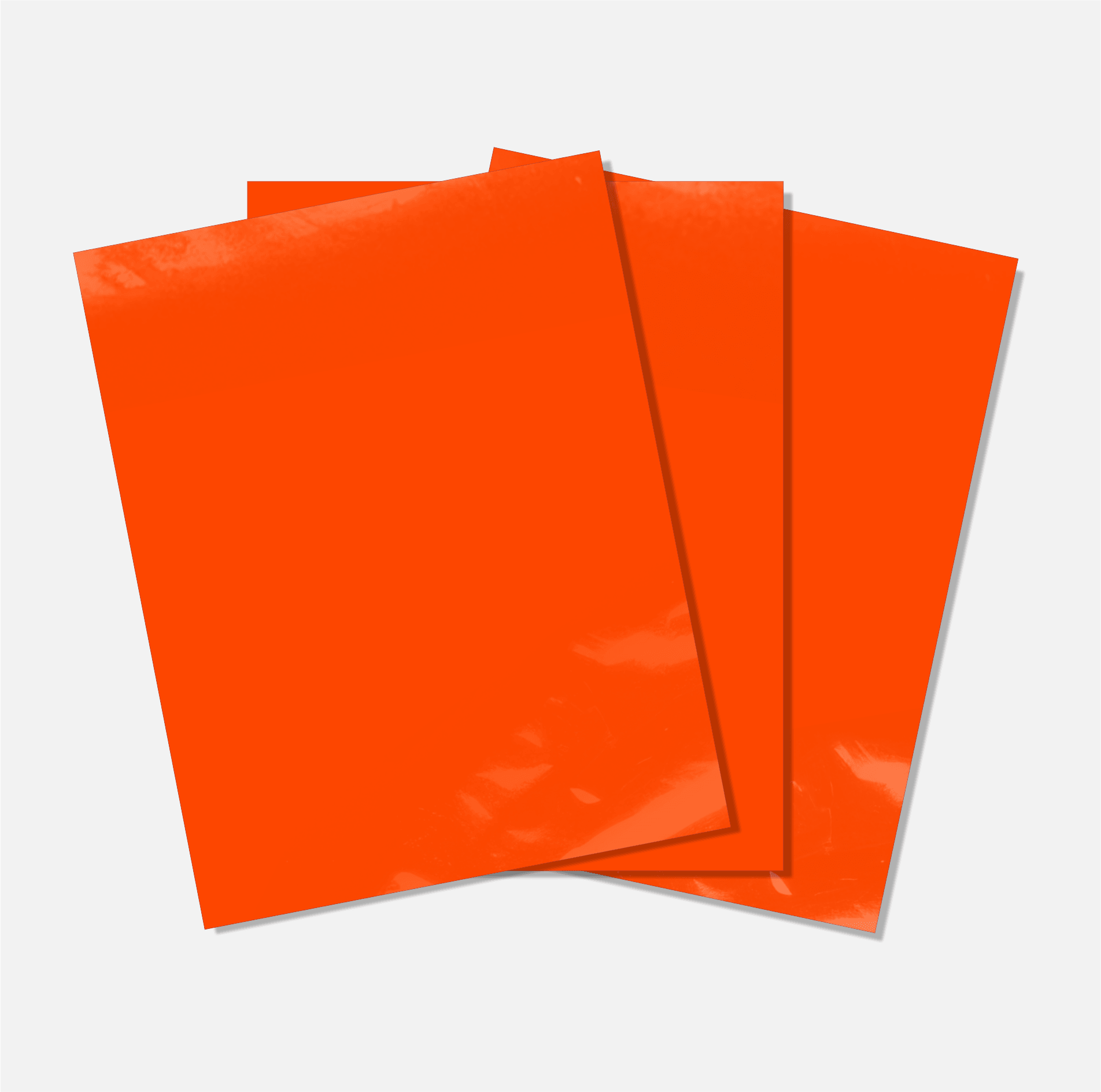 NUMBER PLATE DECAL SHEETS - KTM ORANGE - ZERO9 MX GRAPHICS