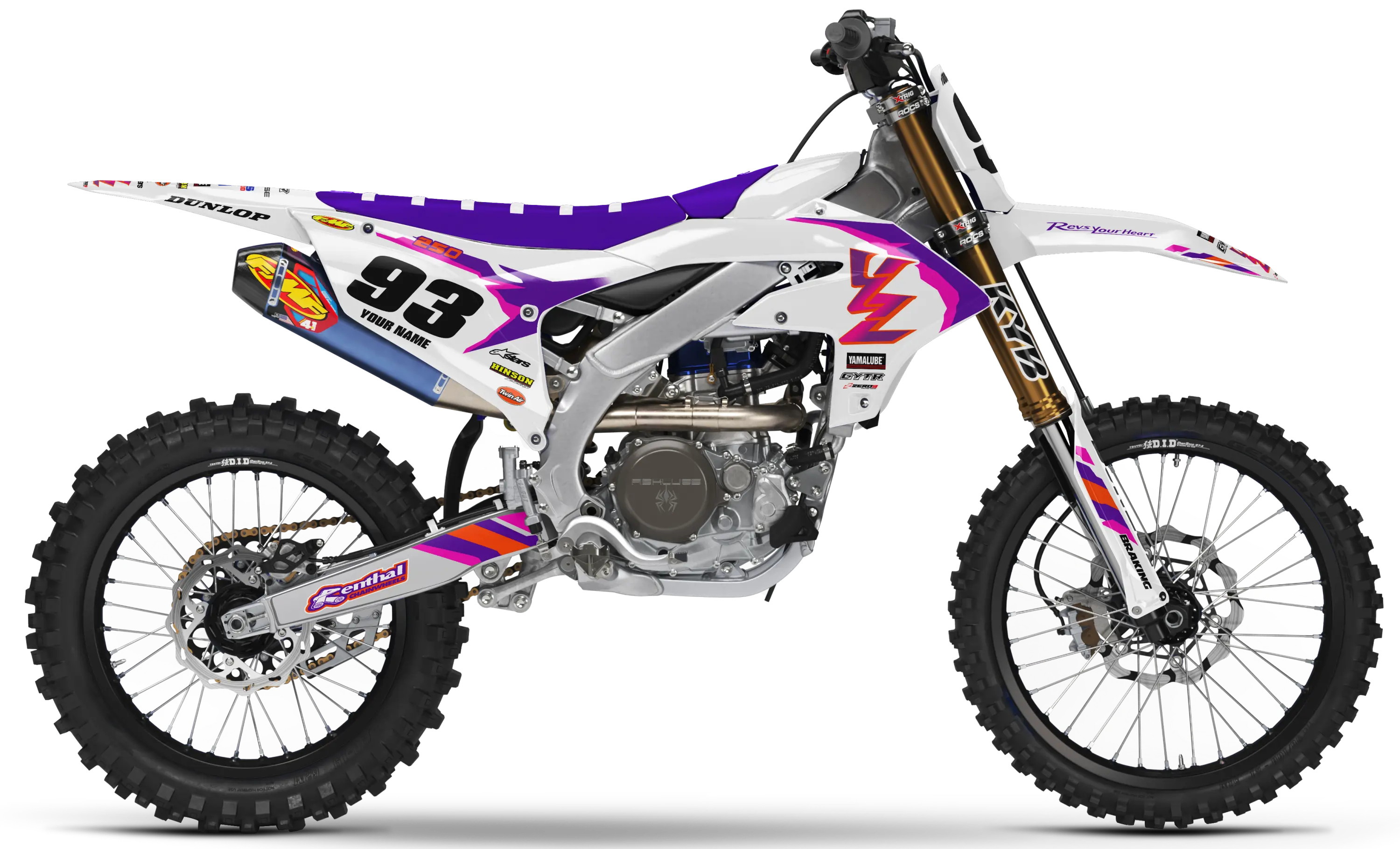 Yamaha Graphics Kit - 50th ANNIVERSARY | White GRAPHIC KIT