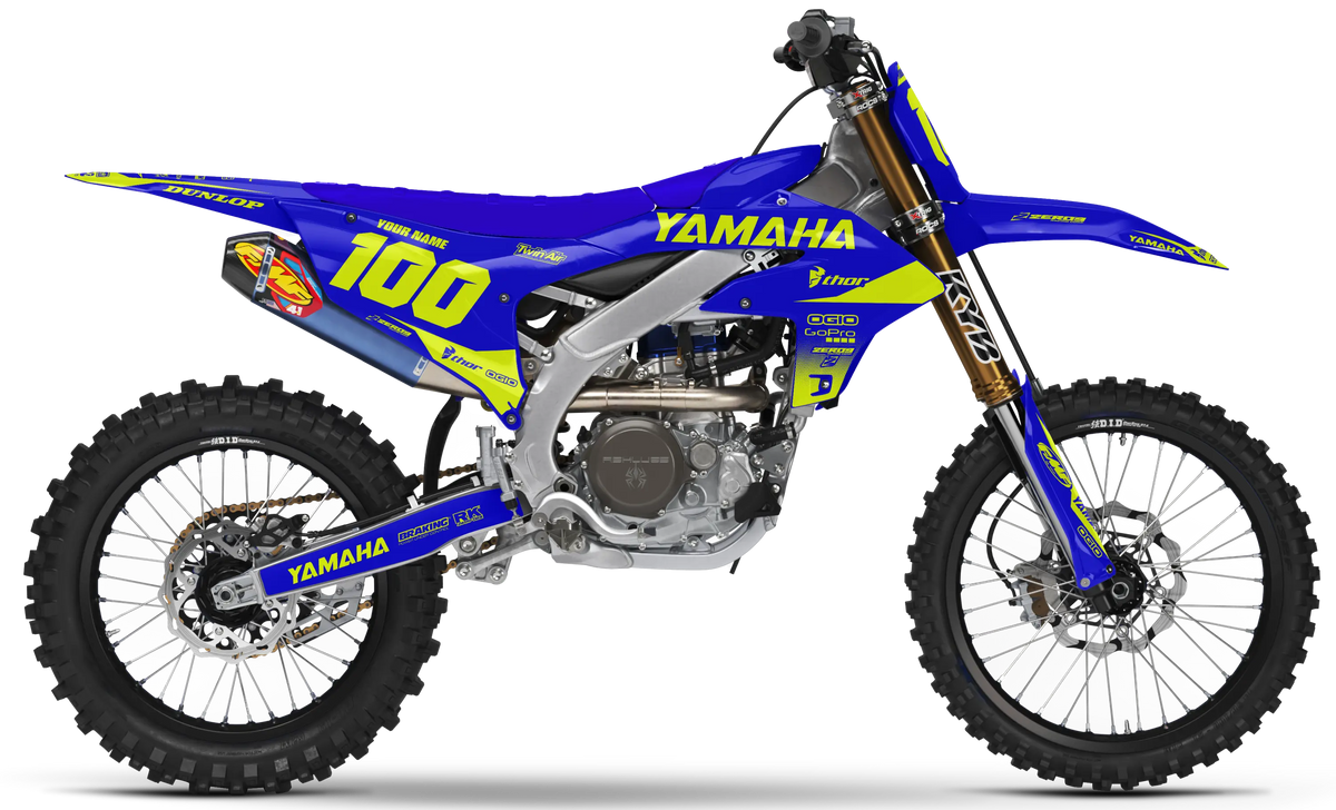 Yamaha Graphics Kit - BLOK | Blue/Vivid Yellow GRAPHIC KIT