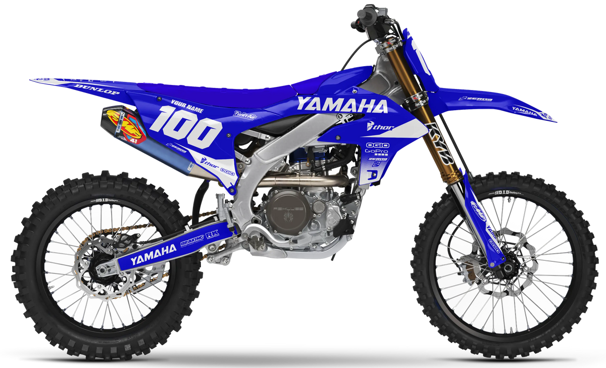 Yamaha Graphics Kit - BLOK | Blue/White GRAPHIC KIT