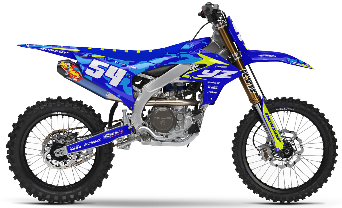 Yamaha Graphics Kit - CAMO | Blue GRAPHIC KIT