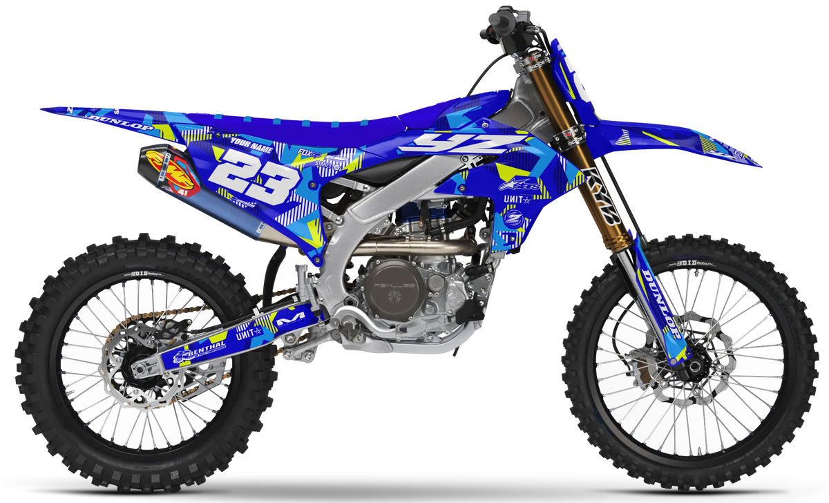 Yamaha Graphics Kit - LAZR | Blue GRAPHIC KIT