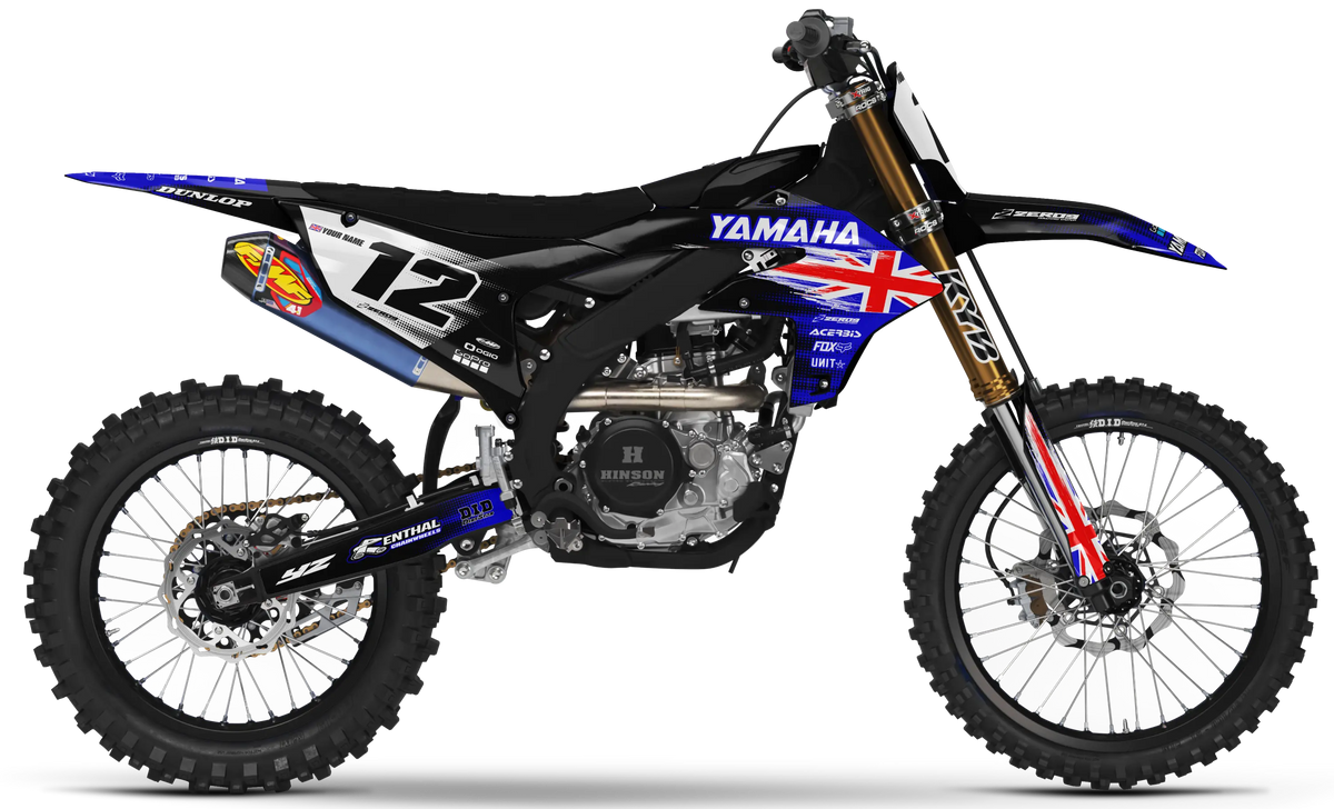 Yamaha Graphics Kit - PATRIOT GREAT BRITAIN | Black GRAPHIC KIT