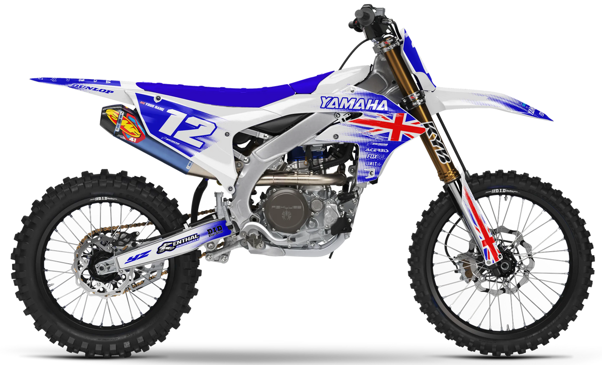 Yamaha Graphics Kit - PATRIOT GREAT BRITAIN | White GRAPHIC KIT