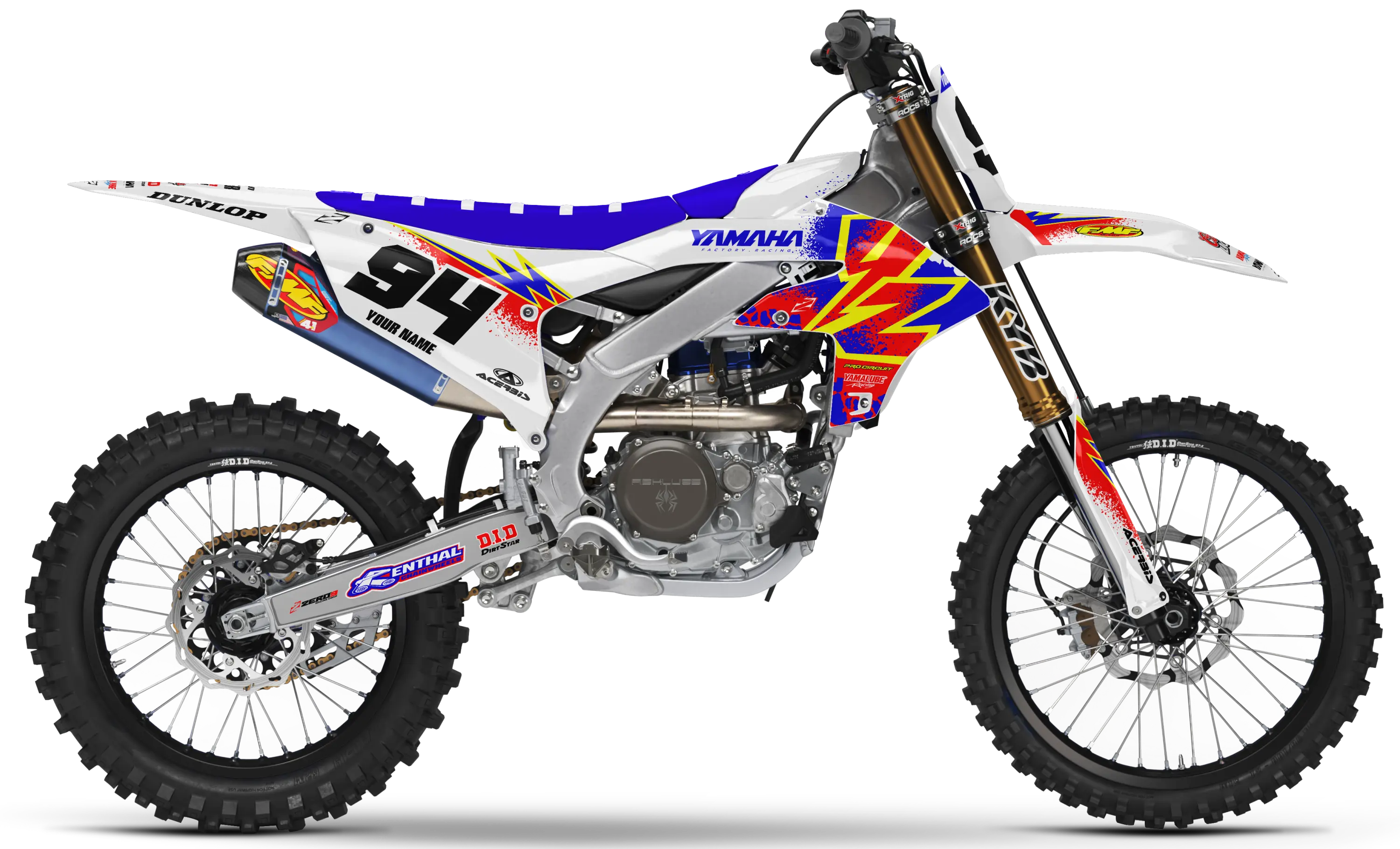 Yamaha Graphics Kit - RETRO 94 | White GRAPHIC KIT