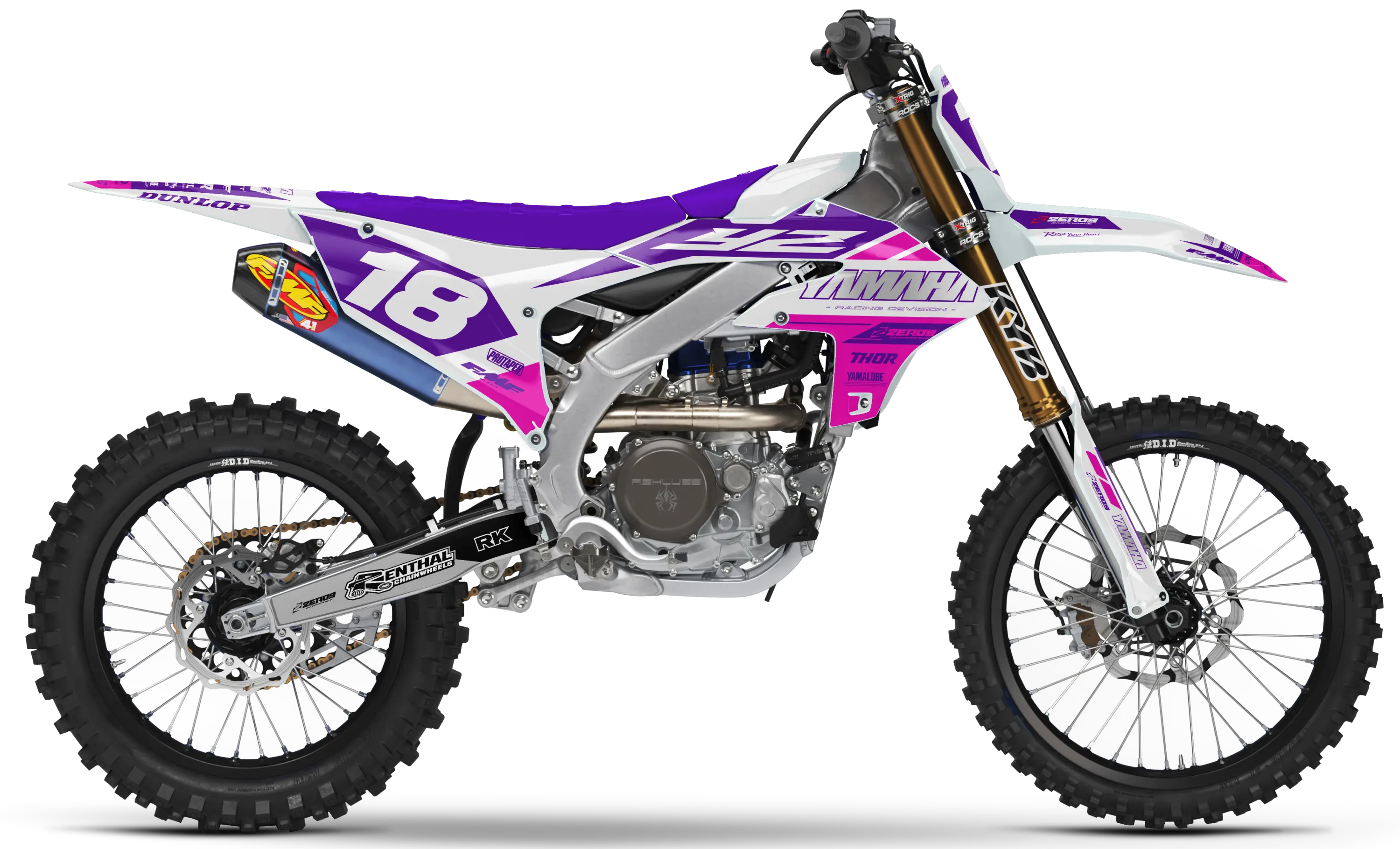 Yamaha Graphics Kit - RIDE | White GRAPHIC KIT