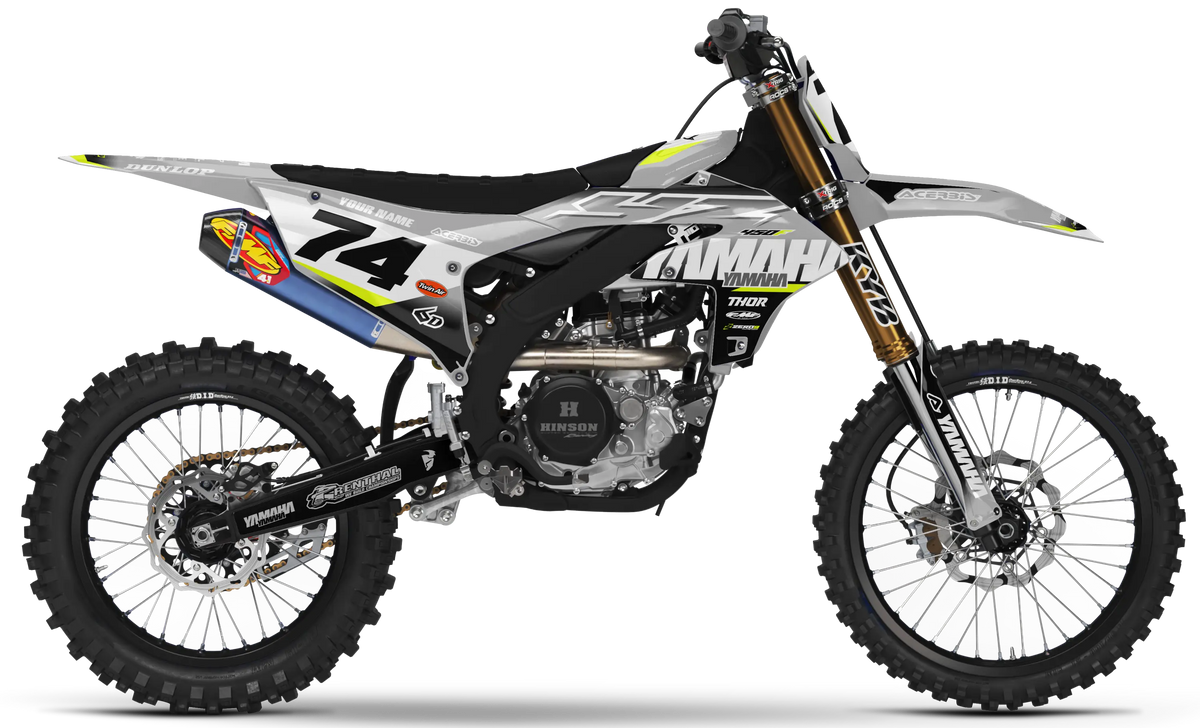 Yamaha Graphics Kit - RUSH | Grey/Black/Vivid Yellow GRAPHIC KIT
