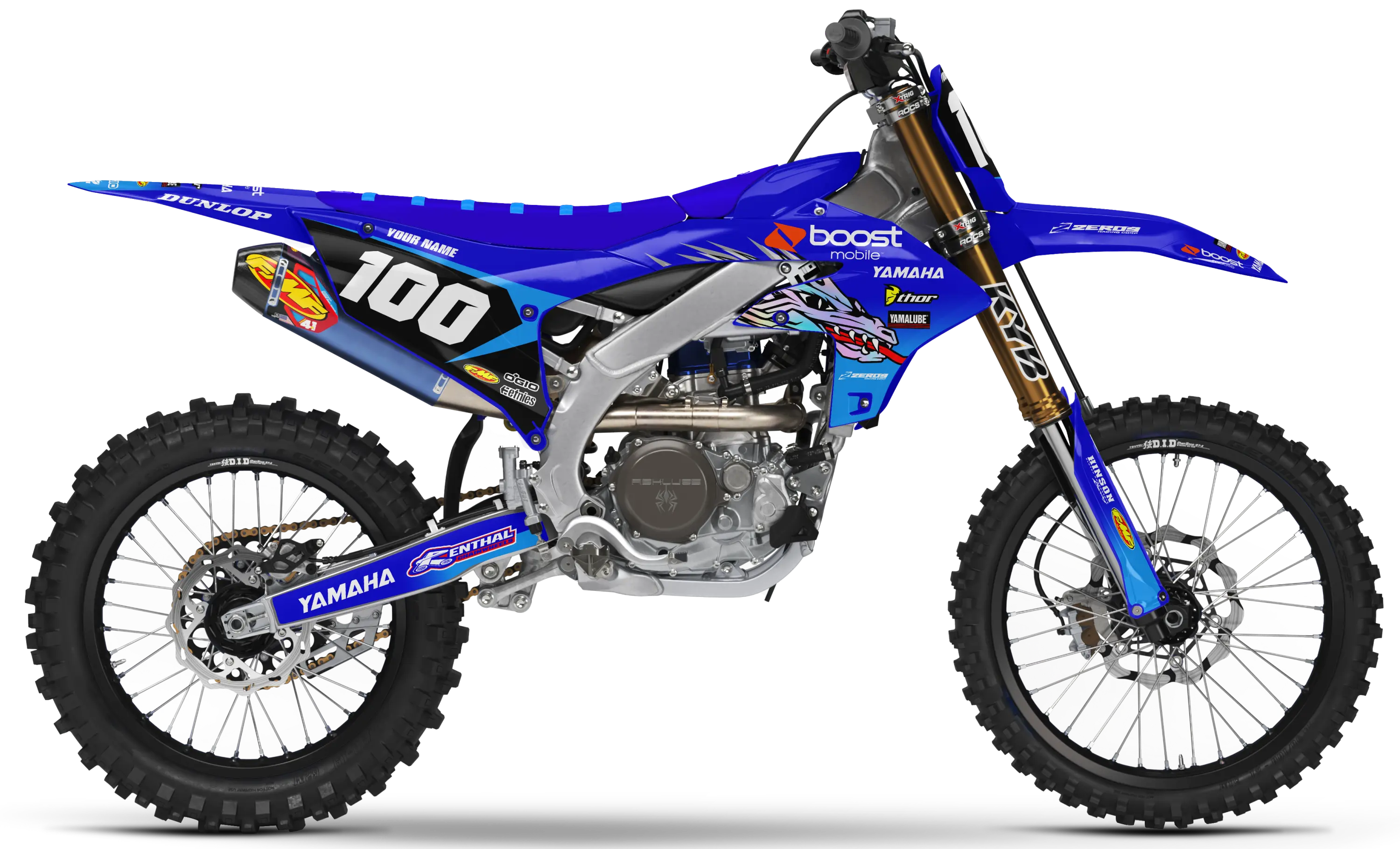 Yamaha Graphics Kit - TROY | Blue GRAPHIC KIT