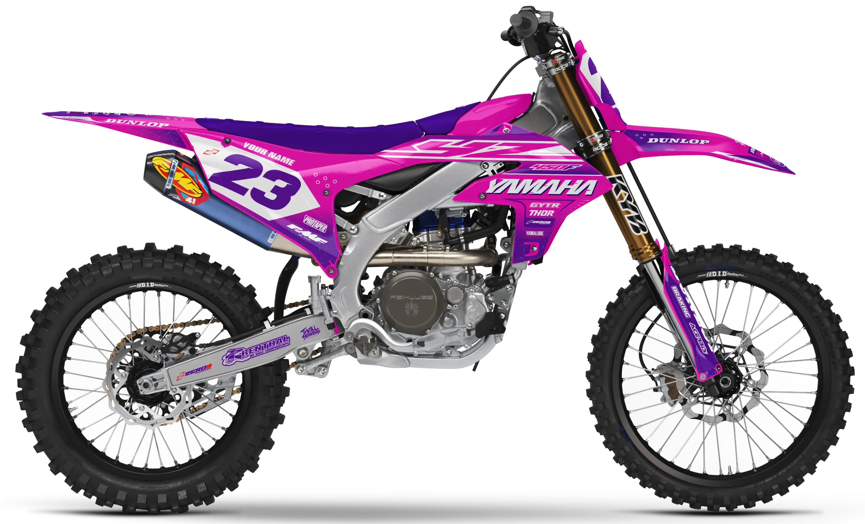 Yamaha Graphics Kit - VIBE | Pink/Purple GRAPHIC KIT