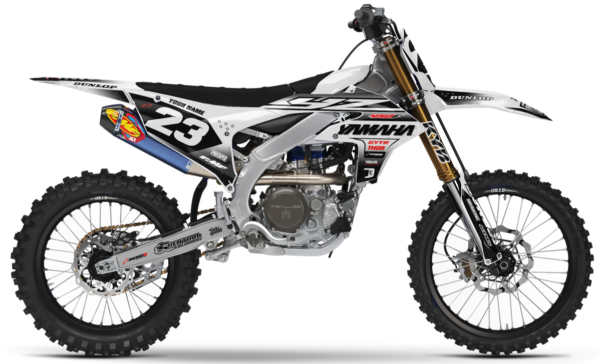 Yamaha Graphics Kit - VIBE | White/Black GRAPHIC KIT