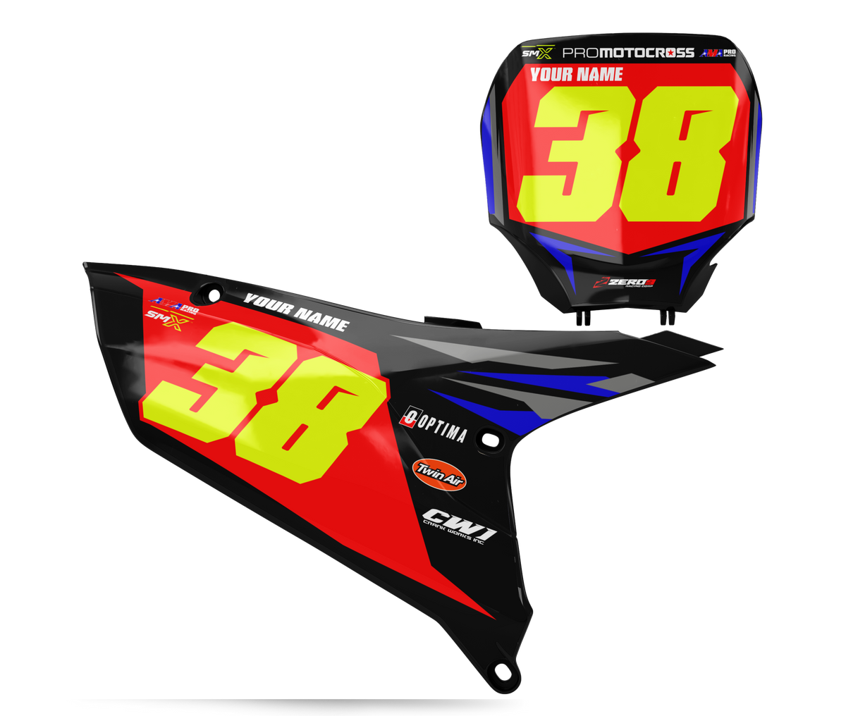 Yamaha Number Plates - Team NUMBER PLATES