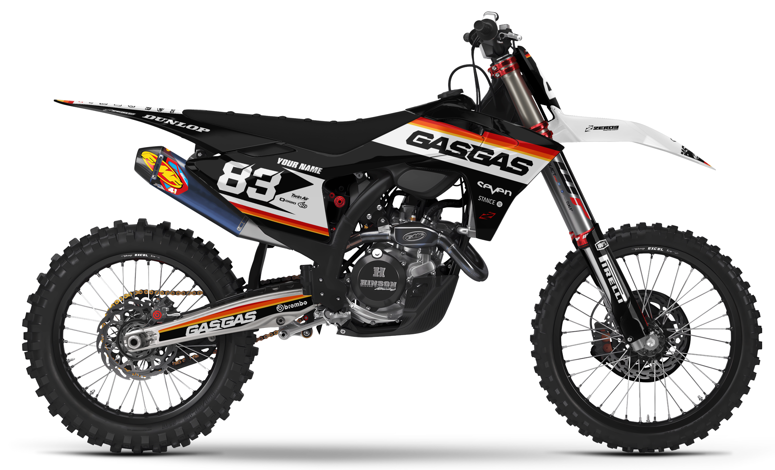 GASGAS Graphics Kit - ERA | Black